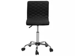 Fabric Armless Desk Chair Black ORLANDO -Cheap Furniture Store undef src sa picid 711359 type whitesh image