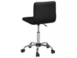 Fabric Armless Desk Chair Black ORLANDO -Cheap Furniture Store undef src sa picid 711363 type whitesh image
