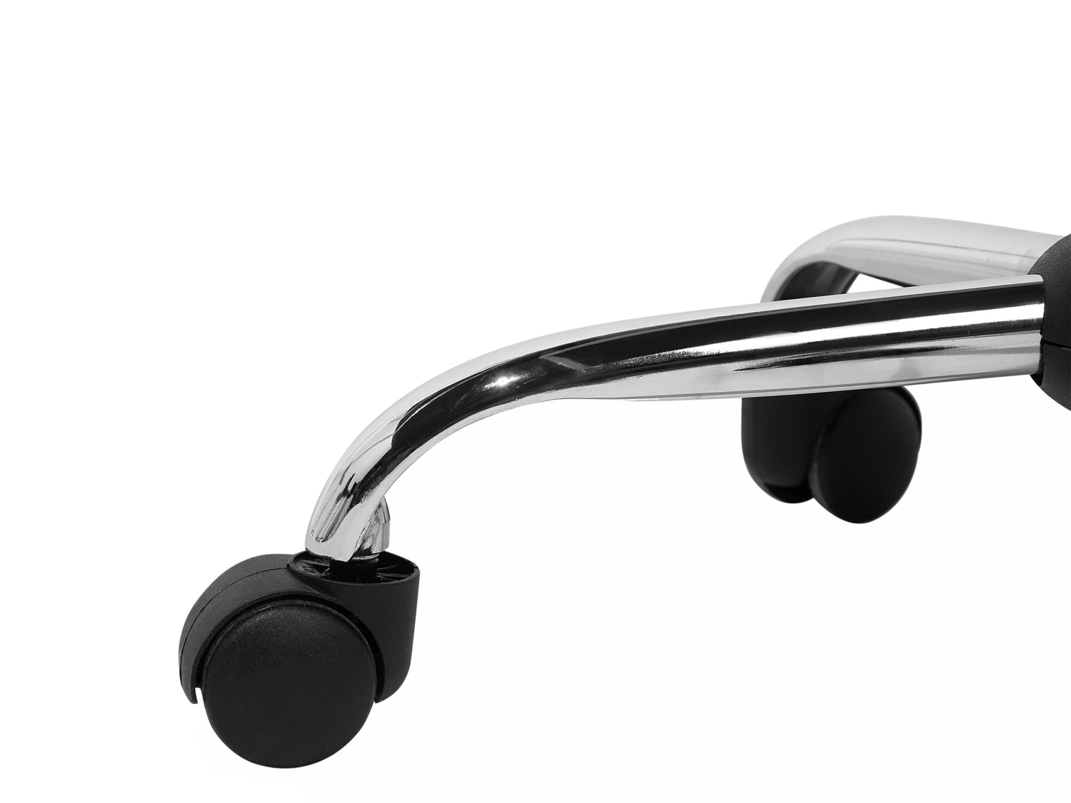 Fabric Armless Desk Chair Black ORLANDO - Image 8