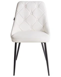Set Of 2 Dining Chairs Faux Leather White VALERIE 15 Set Of 2 Dining Chairs Faux Leather White VALERIE -Cheap Furniture Store undef src sa picid 712772 type whitesh image