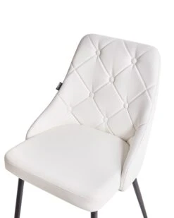 Set Of 2 Dining Chairs Faux Leather White VALERIE 17 Set Of 2 Dining Chairs Faux Leather White VALERIE -Cheap Furniture Store undef src sa picid 712774 type whitesh image