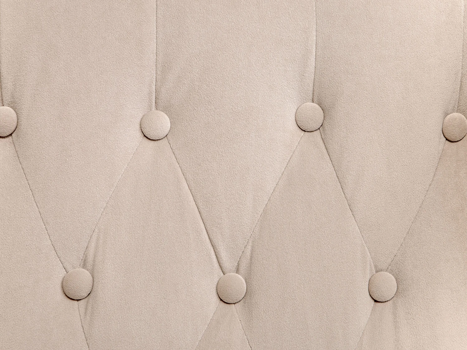 Velvet Fabric Wingback Chair Beige ALTA - Image 9