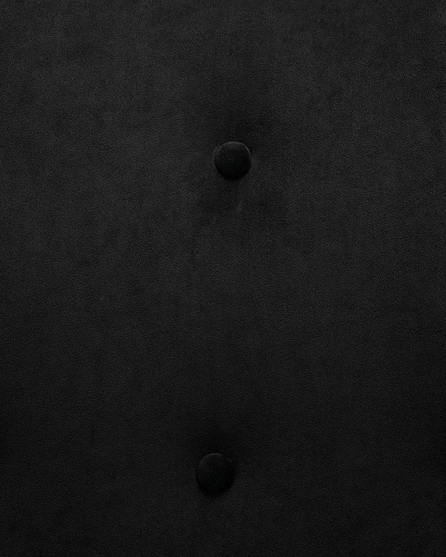 Velvet Wingback Chair With Footstool Black VEJLE - Image 10