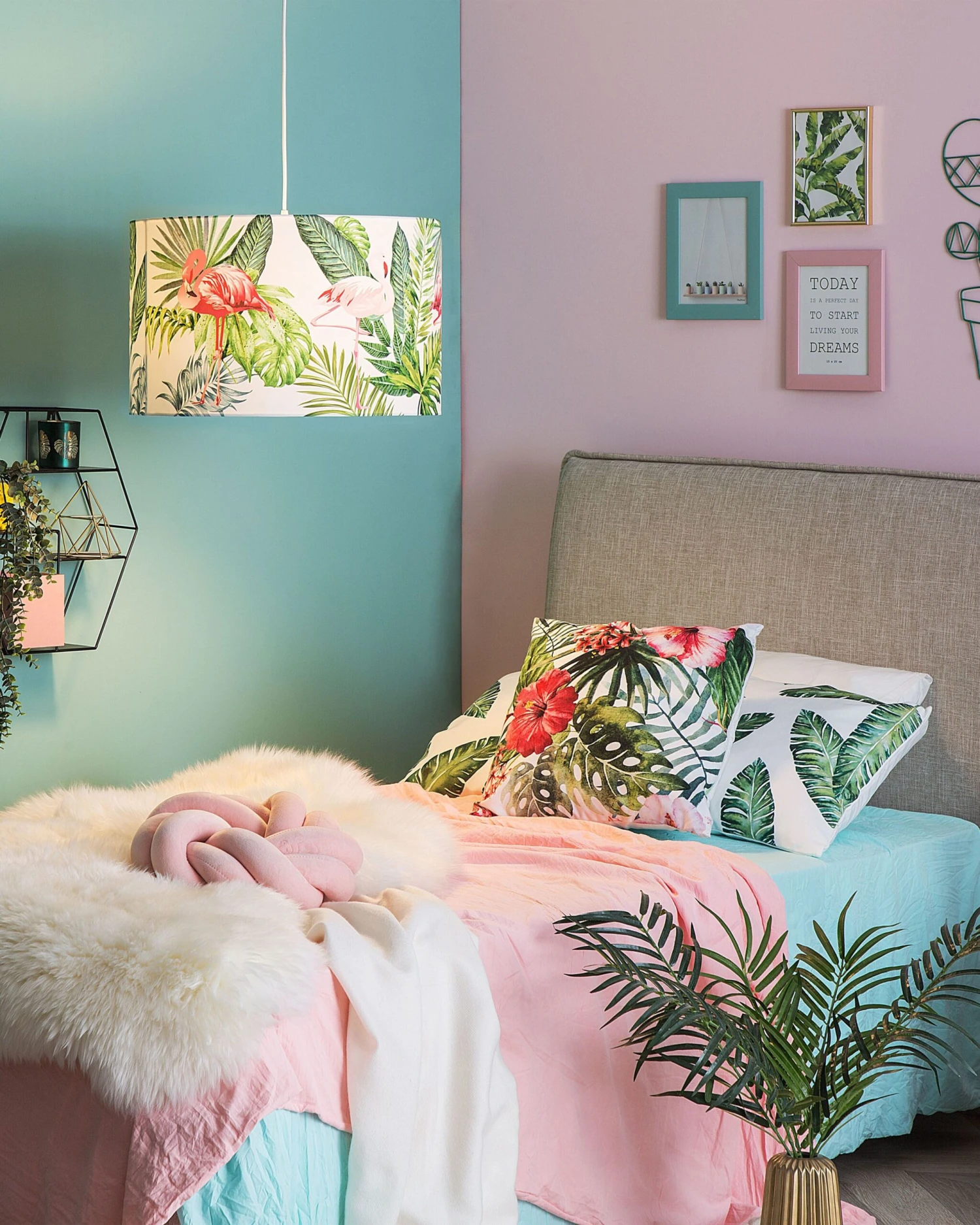 Pendant Lamp White FLAMINGO - Image 2