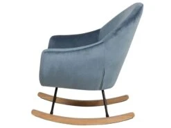 Velvet Rocking Chair Blue OXIE -Cheap Furniture Store undef src sa picid 716228 type whitesh image