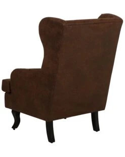 Faux Leather Wingback Chair Brown ALTA -Cheap Furniture Store undef src sa picid 716598 type whitesh image