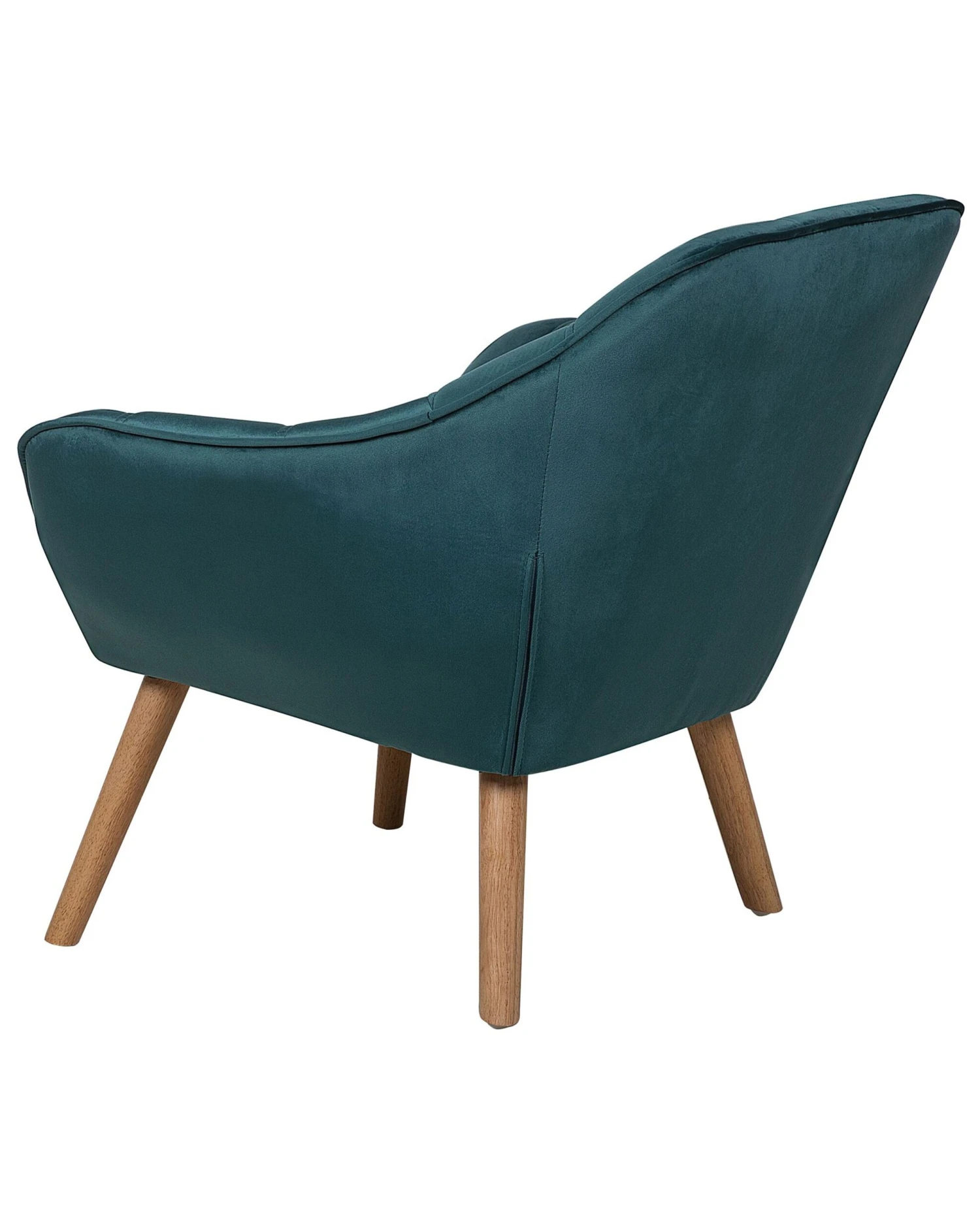 Velvet Armchair Teal Blue KARIS 7 Velvet Armchair Teal Blue KARIS - Image 5