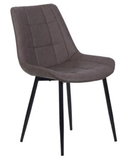 Set Of 2 Faux Leather Dining Chairs Brown MELROSE -Cheap Furniture Store undef src sa picid 716693 type whitesh image