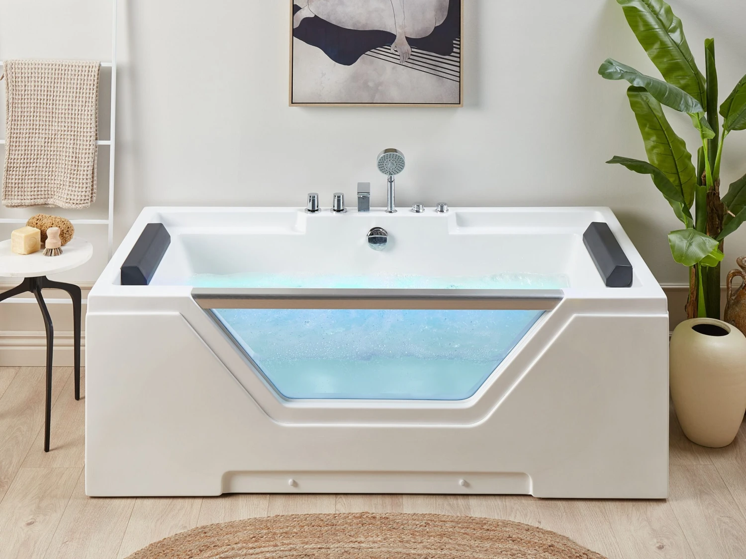 Teak Wood Side Table MERRITT 5 Teak Wood Side Table MERRITT - Image 3