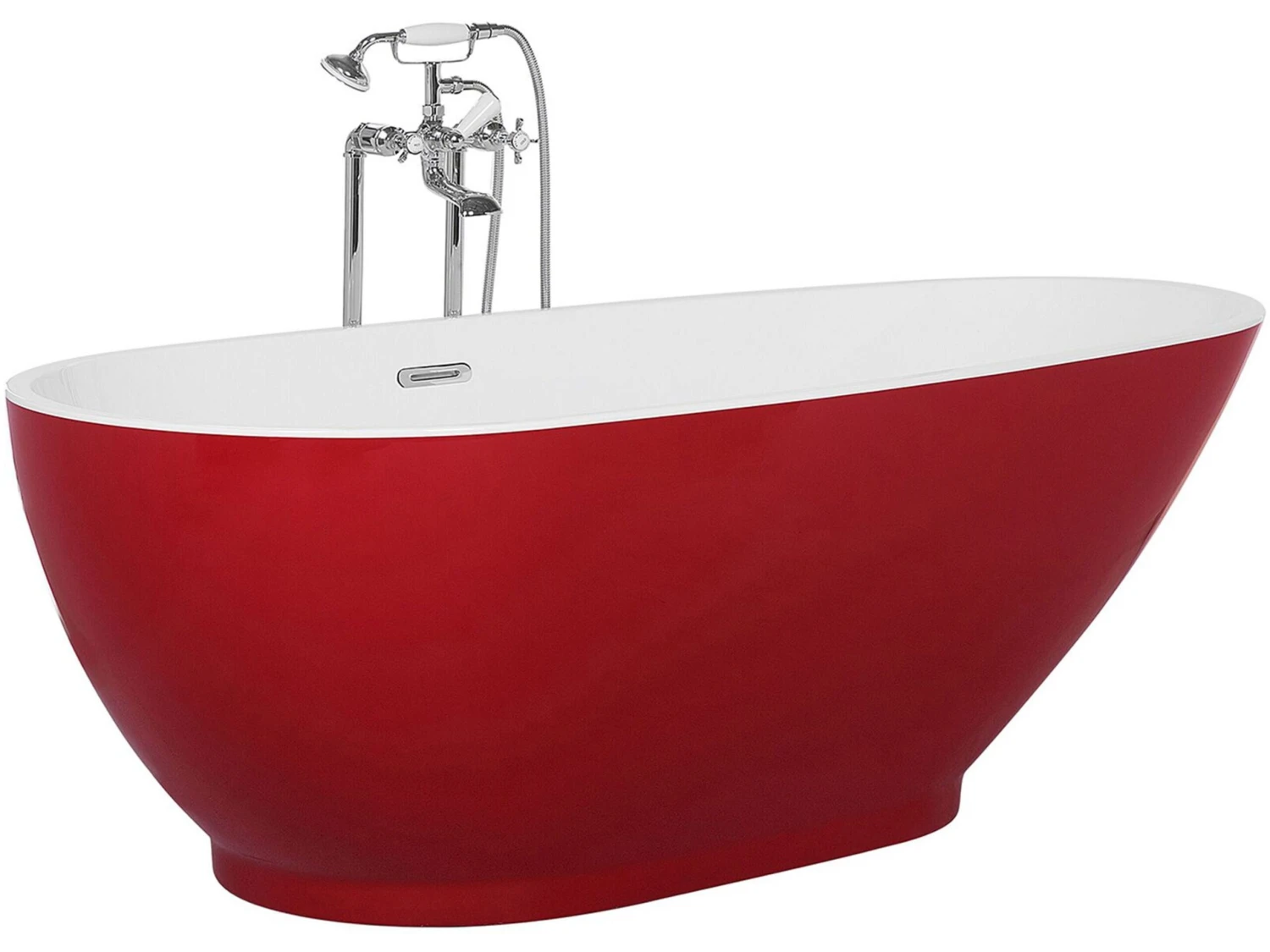Freestanding Bath 1730 X 820 Mm Red GUIANA - Image 3