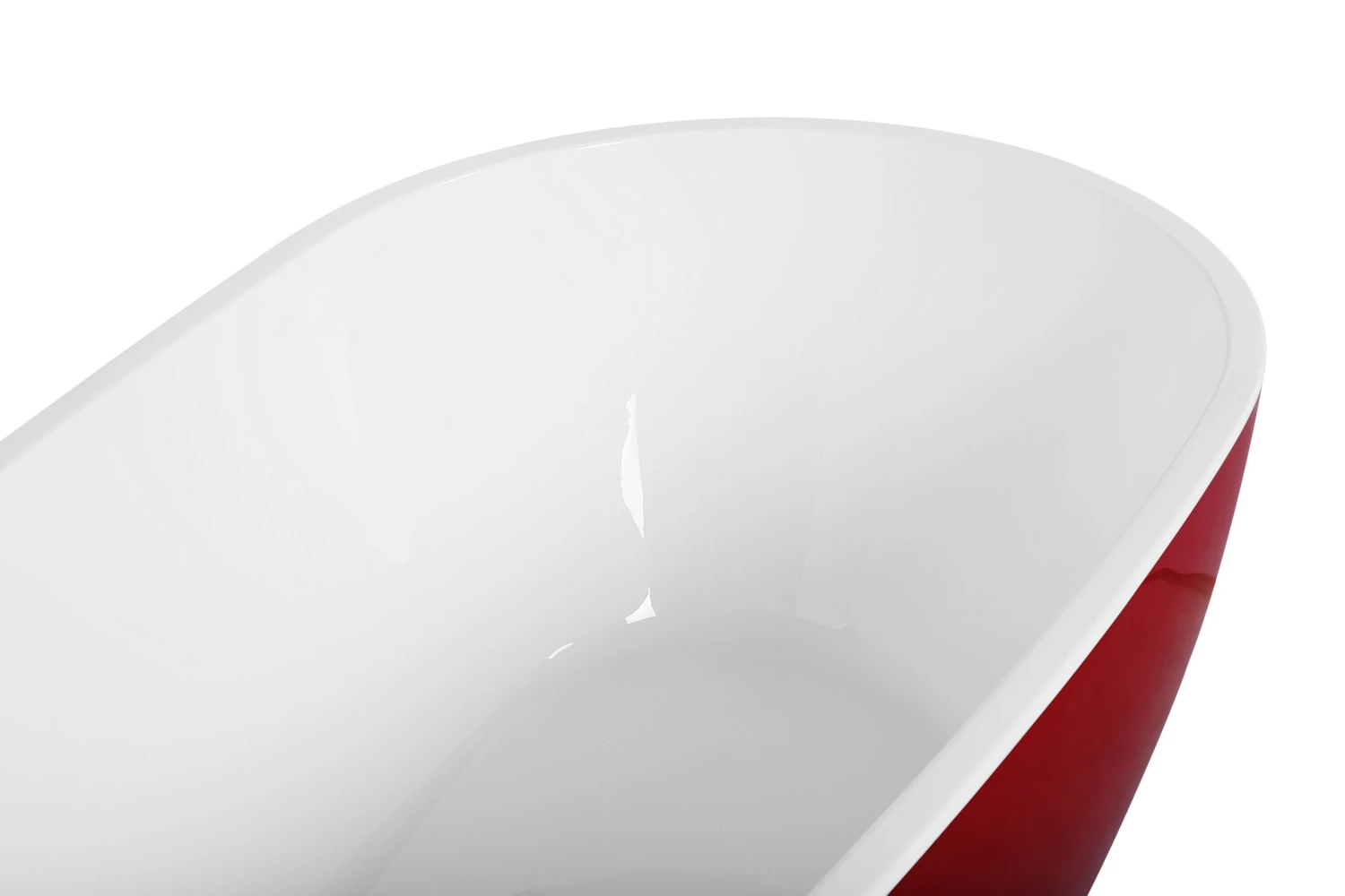 Freestanding Bath 1730 X 820 Mm Red GUIANA - Image 5