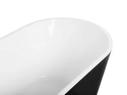 Freestanding Oval Bath 1700 X 700 Mm Black CABRITOS -Cheap Furniture Store undef src sa picid 717612 type whitesh image
