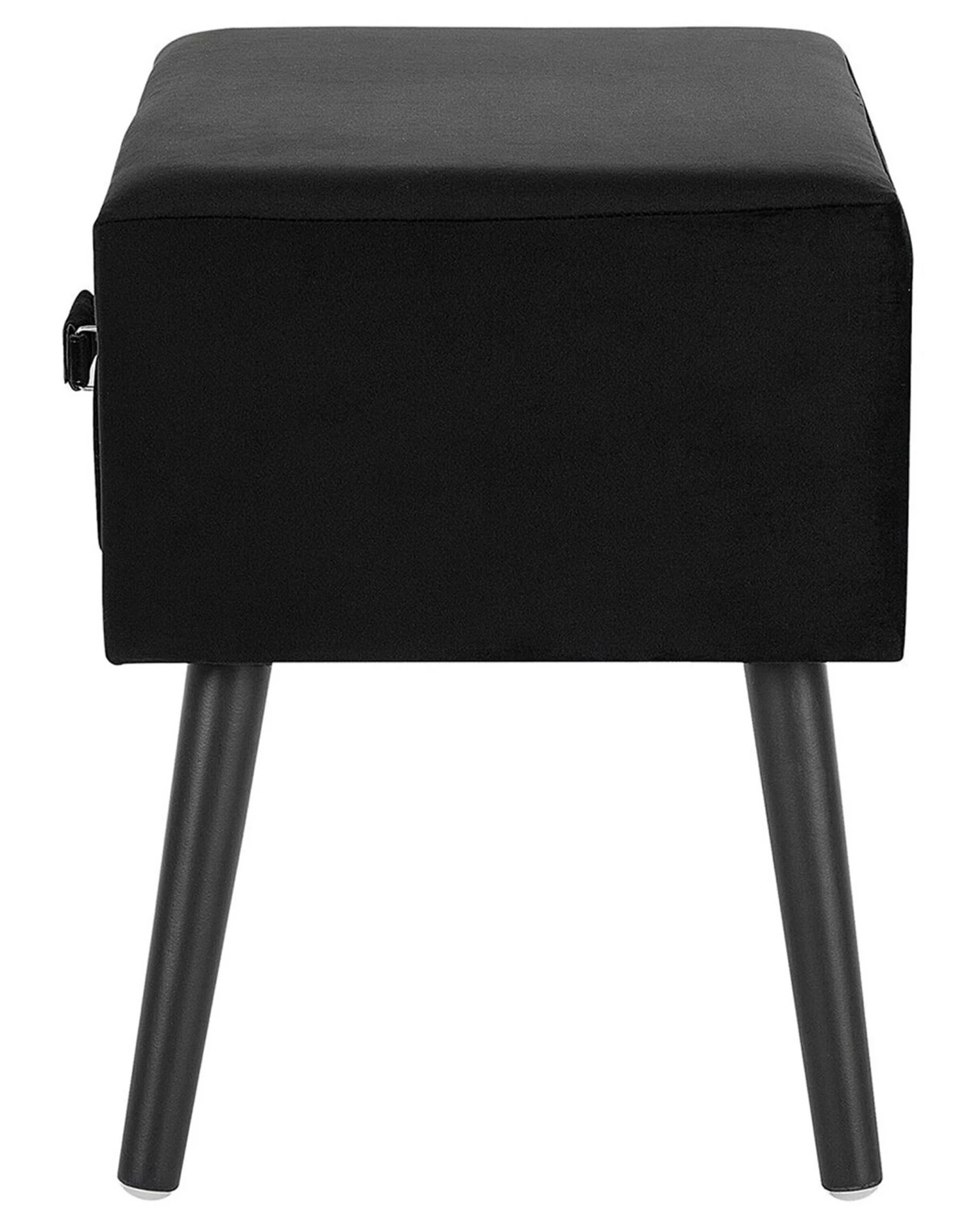 Velvet Side Table Black EUROSTAR - Image 6