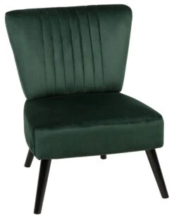 Velvet Armchair Emerald Green VAASA