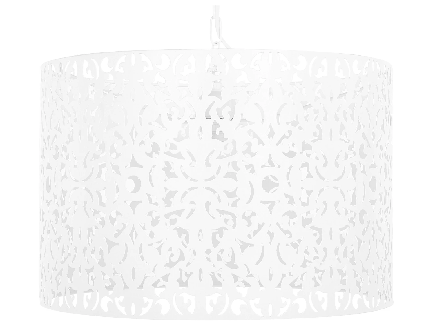 Metal Pendant Lamp White CHELIF