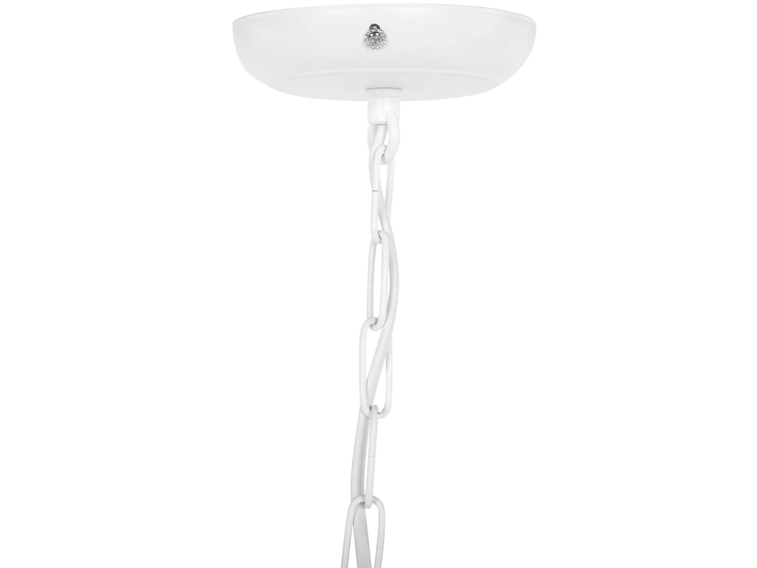 Metal Pendant Lamp White CHELIF - Image 6