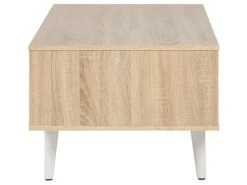 Coffee Table With Drawer White And Light Wood SWANSEA 17 Coffee Table With Drawer White And Light Wood SWANSEA -Cheap Furniture Store undef src sa picid 722632 type whitesh image