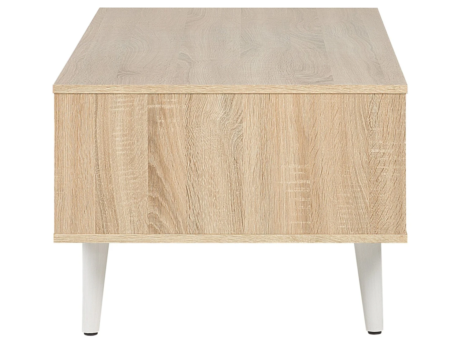 Coffee Table With Drawer White And Light Wood SWANSEA 8 Coffee Table With Drawer White And Light Wood SWANSEA - Image 6