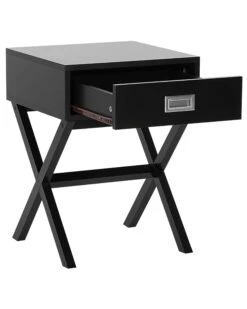 1 Drawer Bedside Table Black MONROE -Cheap Furniture Store undef src sa picid 723773 type whitesh image