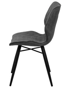 Set Of 2 Fabric Dining Chairs Grey LISLE -Cheap Furniture Store undef src sa picid 724314 type whitesh image