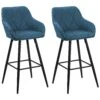 Set Of 2 Fabric Bar Chairs Blue DARIEN -Cheap Furniture Store undef src sa picid 724468 type whitesh image