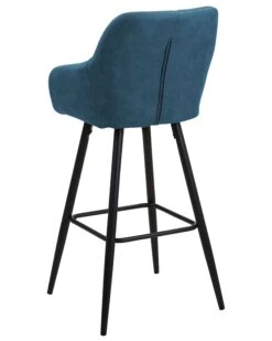 Set Of 2 Fabric Bar Chairs Blue DARIEN -Cheap Furniture Store undef src sa picid 724474 type whitesh image