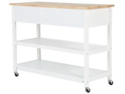 2 Drawer Kitchen Trolley White NAVARINO -Cheap Furniture Store undef src sa picid 724844 type whitesh image