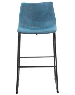 Set Of 2 Fabric Bar Chairs Blue FRANKS -Cheap Furniture Store undef src sa picid 725050 type whitesh image