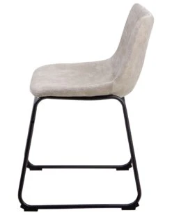 Set Of 2 Fabric Dining Chairs Beige BATAVIA -Cheap Furniture Store undef src sa picid 725057 type whitesh image