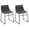 Set Of 2 Fabric Dining Chairs Grey BATAVIA -Cheap Furniture Store undef src sa picid 725083 type whitesh image