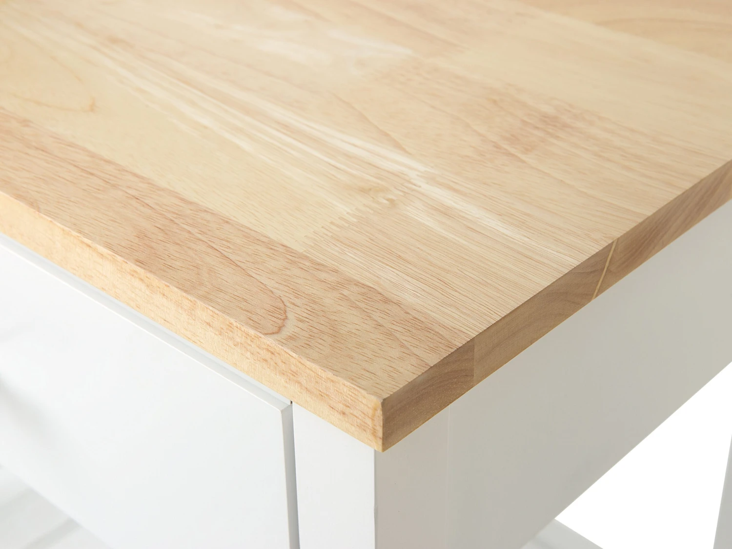 3 Tier Kitchen Trolley White HIUMA - Image 9