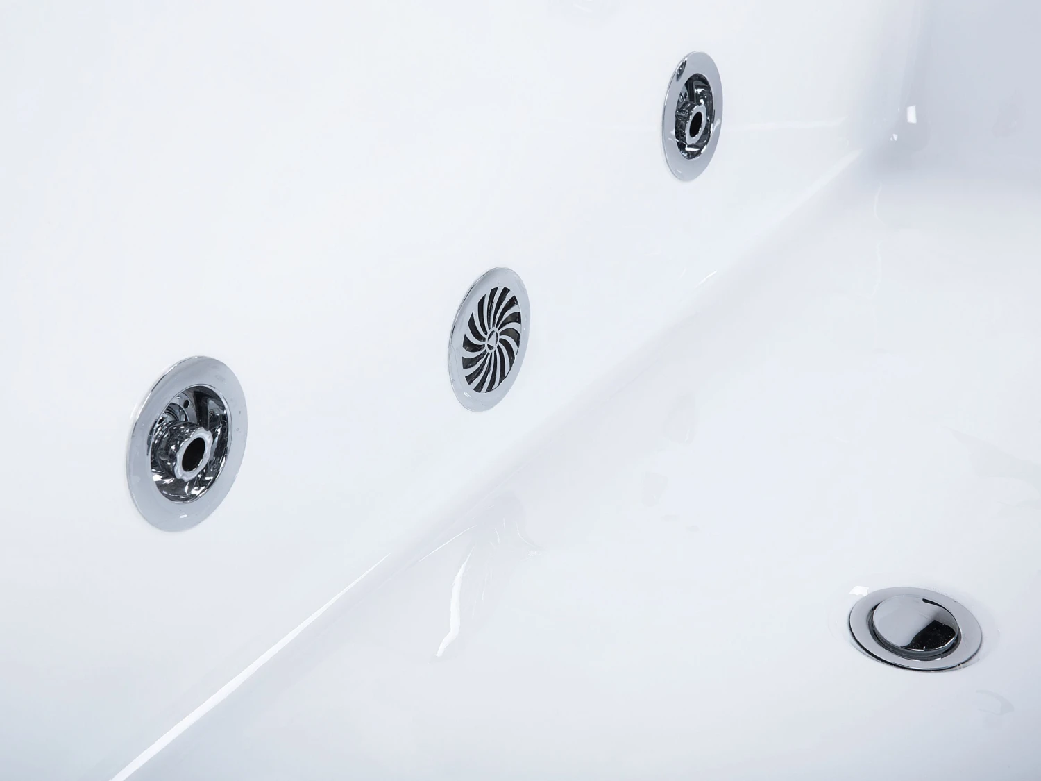 Whirlpool Bath 1700 X 800 Mm White GRENADA - Image 8