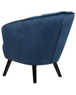 Velvet Armchair Dark Blue DALA -Cheap Furniture Store undef src sa picid 728386 type whitesh image