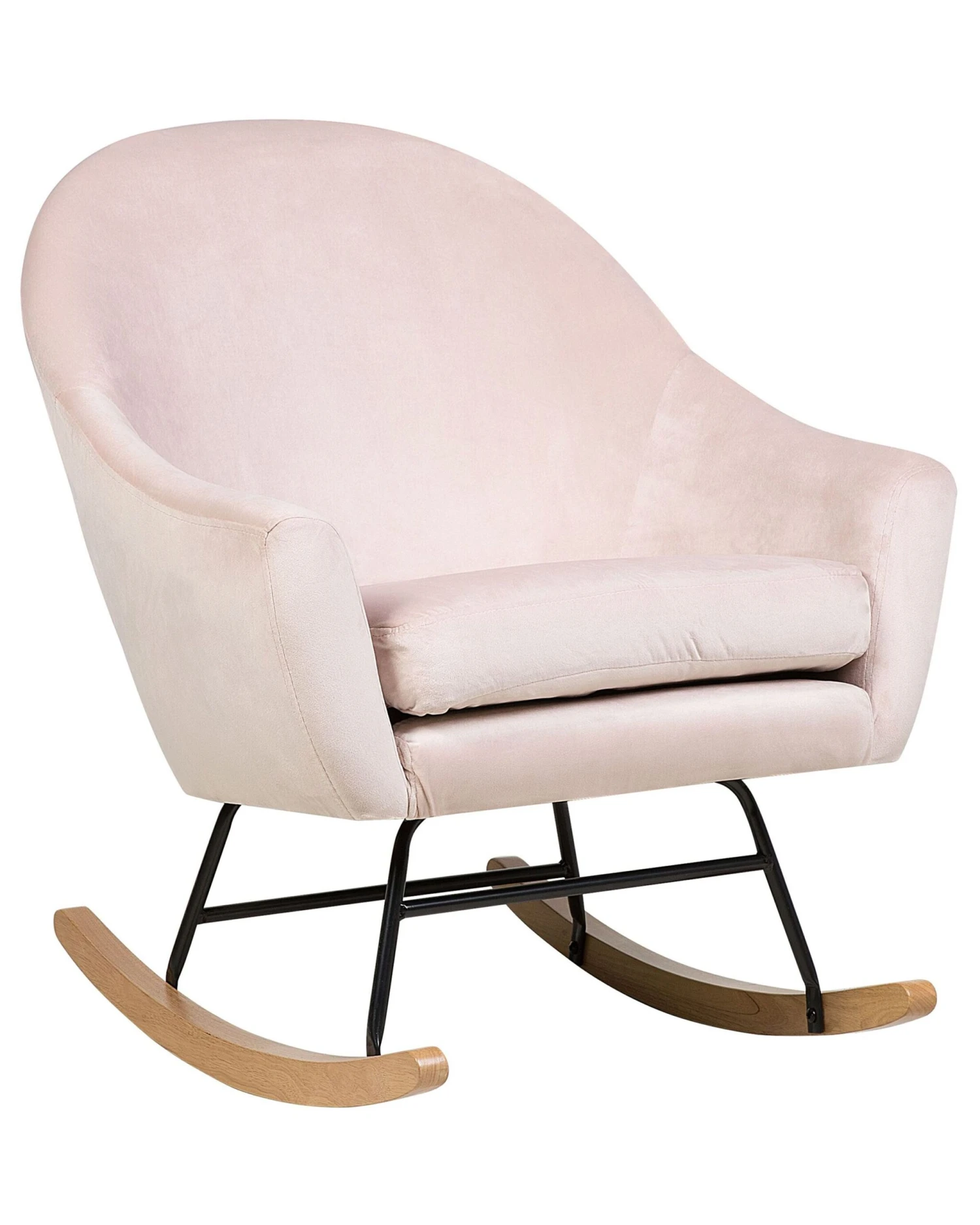 Velvet Rocking Chair Pink OXIE