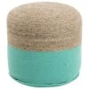 Jute Woven Pouffe Mint Green DALAMA -Cheap Furniture Store undef src sa picid 728732 type whitesh image