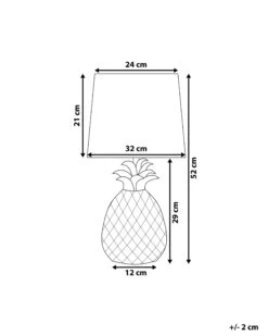 Table Lamp Silver PINEAPPLE -Cheap Furniture Store undef src sa picid 731640 type whitesh image