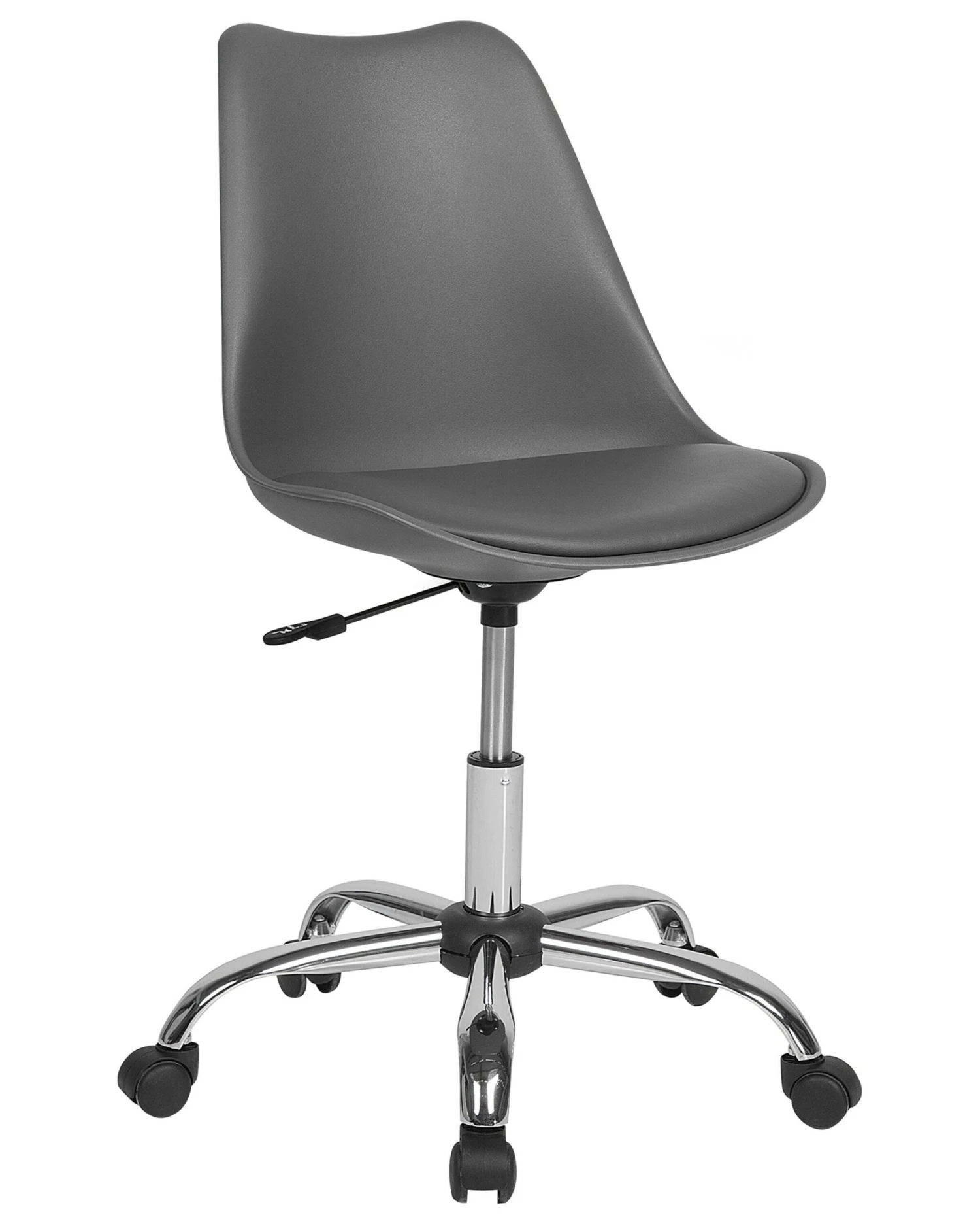 Armless Desk Chair Grey DAKOTA II