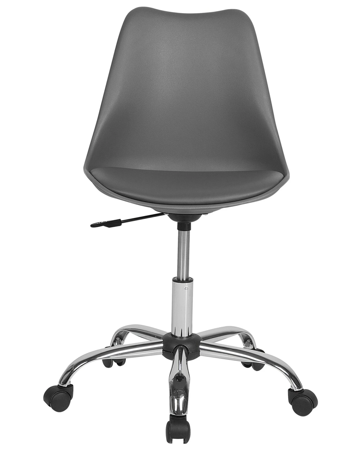Armless Desk Chair Grey DAKOTA II - Image 3