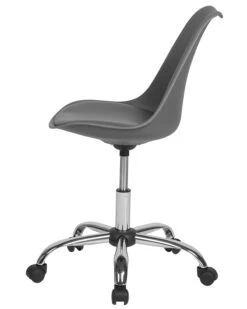 Armless Desk Chair Grey DAKOTA II -Cheap Furniture Store undef src sa picid 731708 type whitesh image
