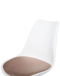 Armless Desk Chair White With Gold DAKOTA II -Cheap Furniture Store undef src sa picid 731765 type whitesh image