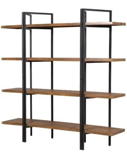 4 Tier Bookshelf Dark Wood COMPTON -Cheap Furniture Store undef src sa picid 732968 type whitesh image