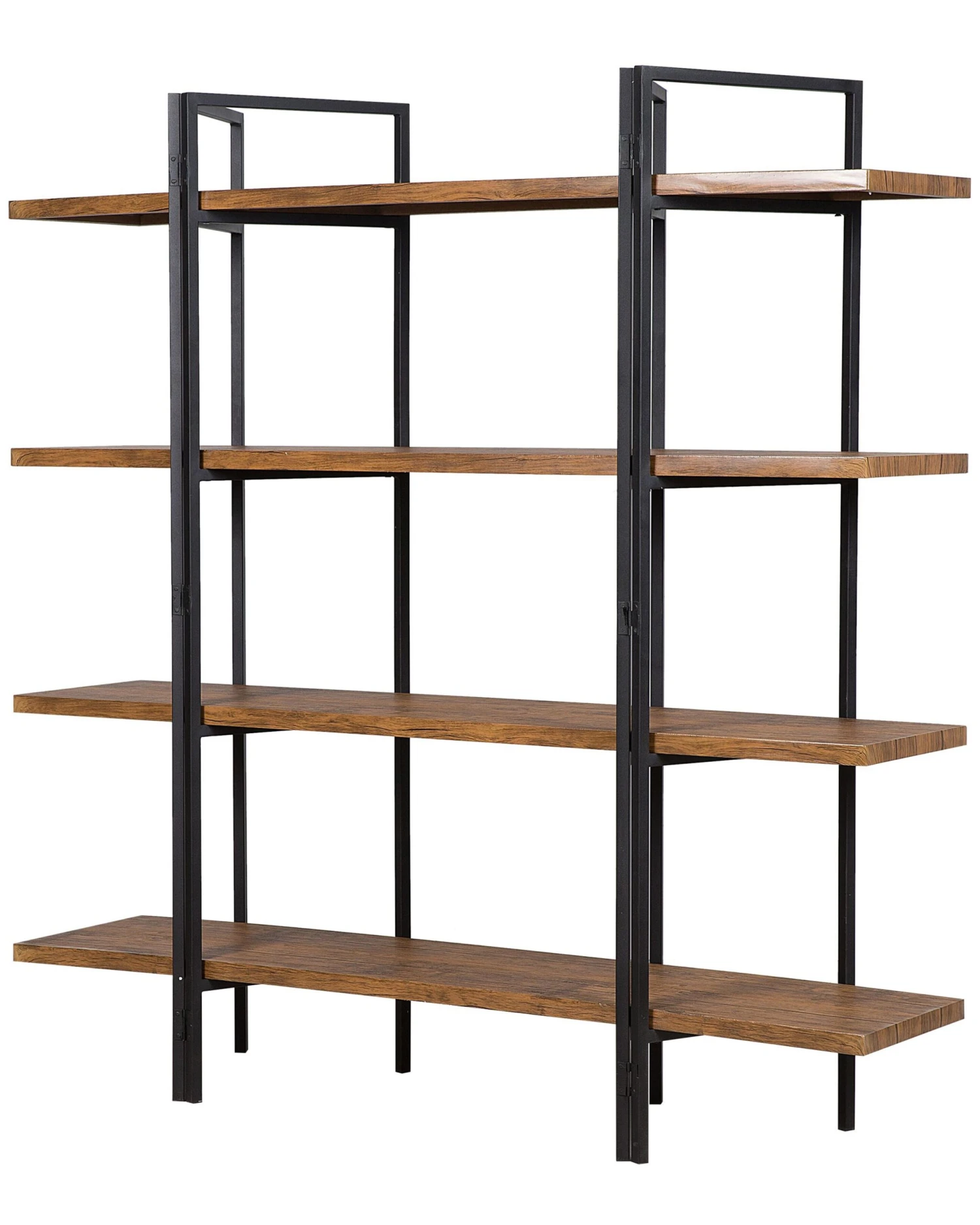 4 Tier Bookshelf Dark Wood COMPTON - Image 10