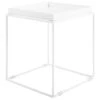 Metal Side Table White SAXON