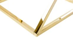 Glass Top Side Table Gold BEVERLY -Cheap Furniture Store undef src sa picid 733182 type whitesh image