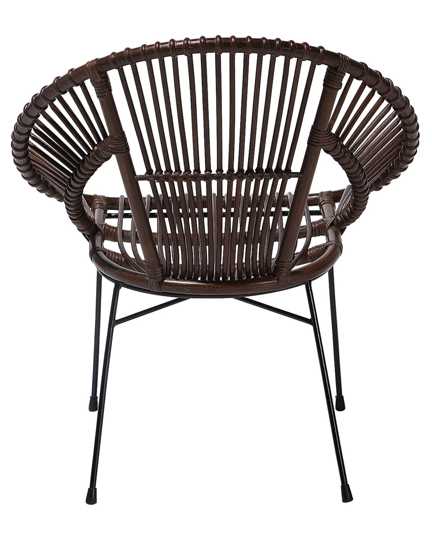 Rattan Accent Chair Brown SARITA - Image 5
