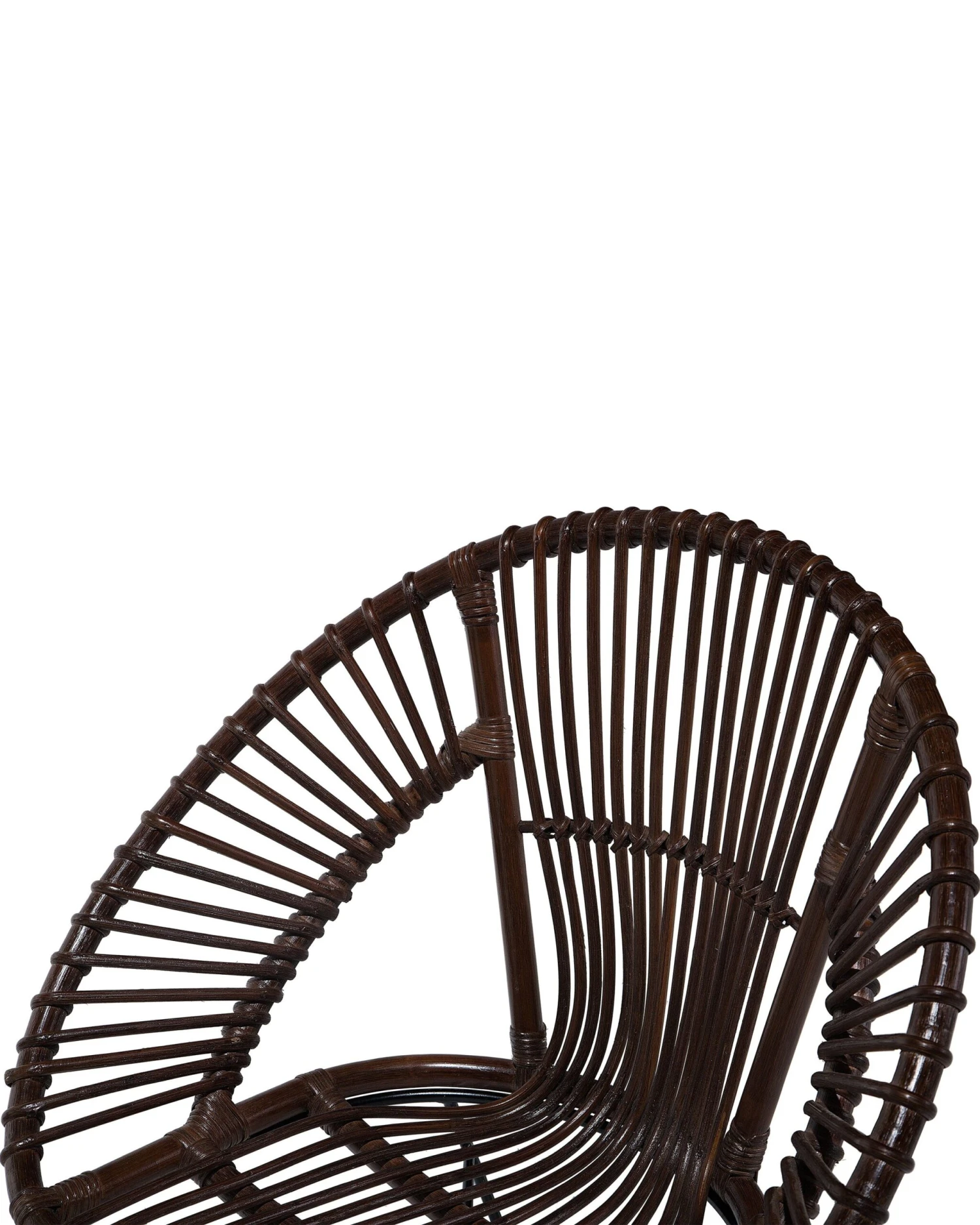 Rattan Accent Chair Brown SARITA - Image 7