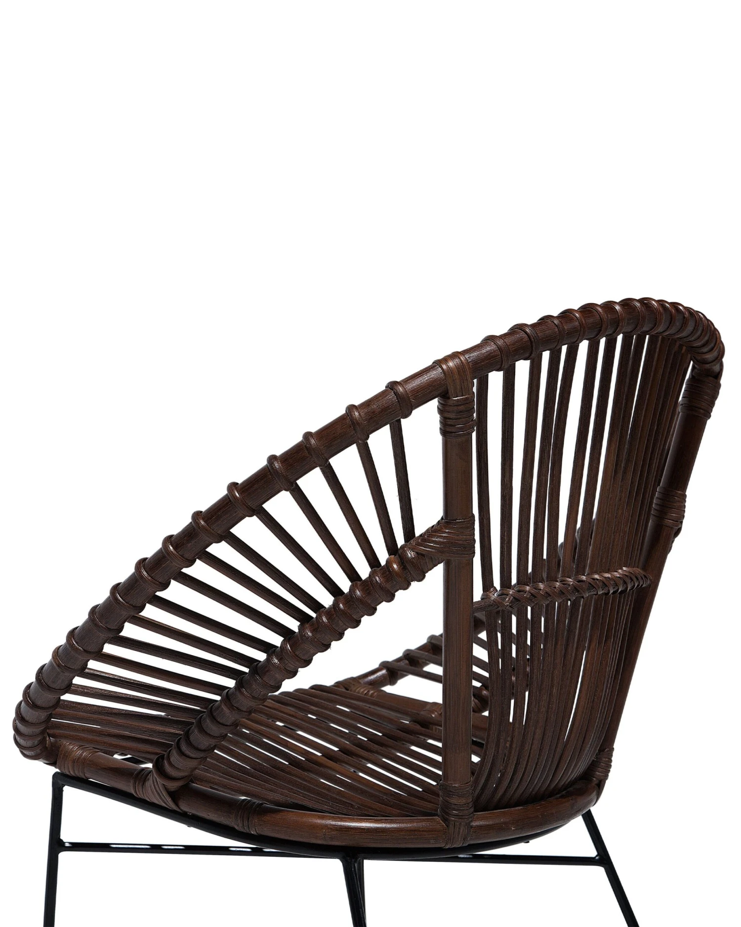 Rattan Accent Chair Brown SARITA - Image 9