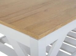 Coffee Table With Shelf White And Light Wood SAVANNAH -Cheap Furniture Store undef src sa picid 735593 type whitesh image