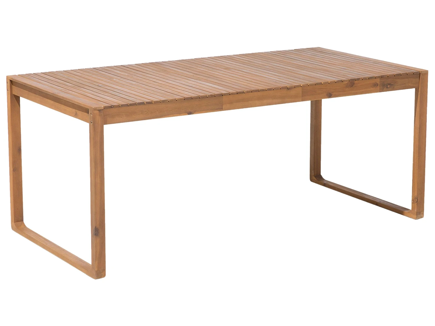 8 Seater Acacia Wood Garden Dining Set With Trolley SASSARI - Image 6