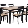 6 Seater Dining Set Black GEORGIA -Cheap Furniture Store undef src sa picid 736754 type whitesh image